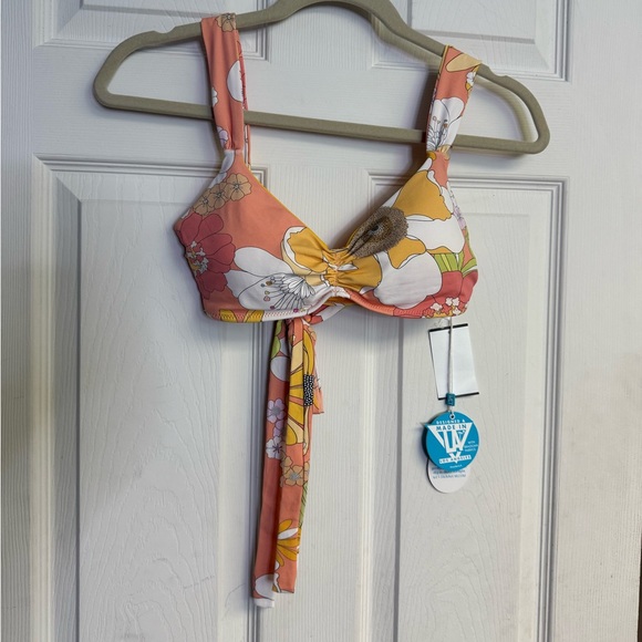WET Other - WET Swimwear Retro Floral Haven Top Bikini Top New With Tags Size Medium